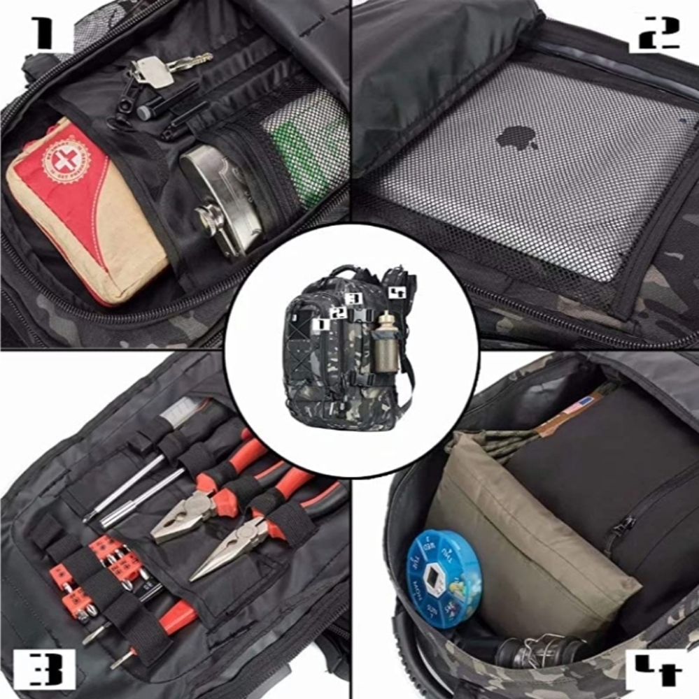 New Molle System Adjustable Waterproof Backpack - Picture 4 of 8
